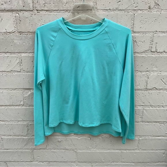 Eileen Fisher High Low Long Sleeve Crewneck NWOT - Picture 10 of 12
